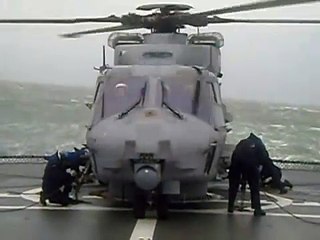 NH90 At Rough Sea
