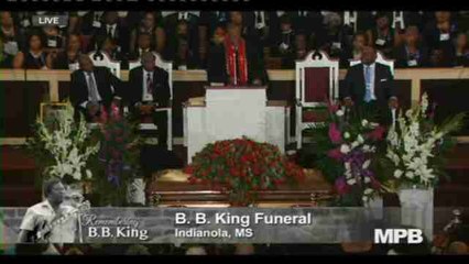 Miles de personas despiden a B.B. King en un funeral en su Misisipi natal