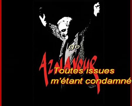 Karaoké Charles Aznavour - Mourir d'aimer