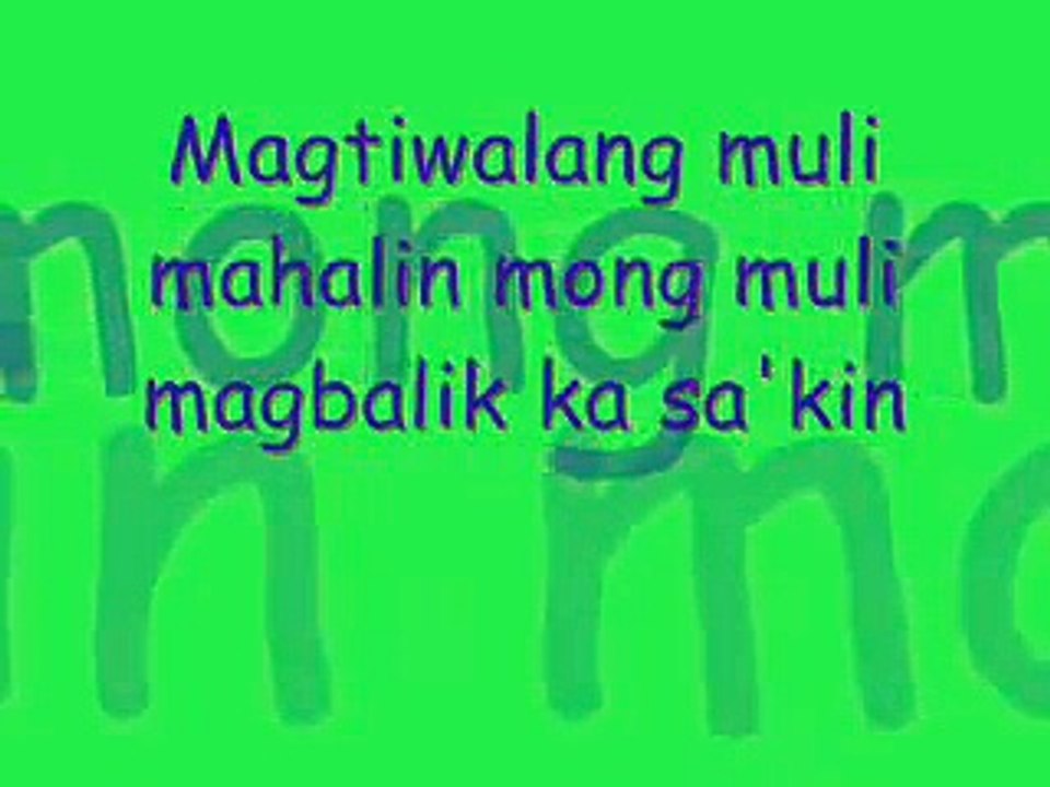 Pagbigyang Muli Lyrics - Erik Santos