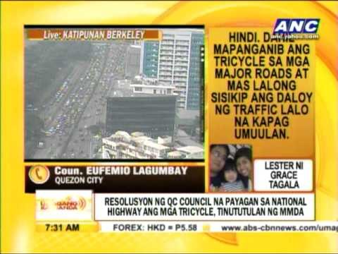 Punto por Punto: MMDA ayaw ang tricycle sa national highway