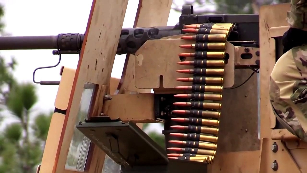 US Special Force Massive Live Fire Training With Heavy Machine Guns