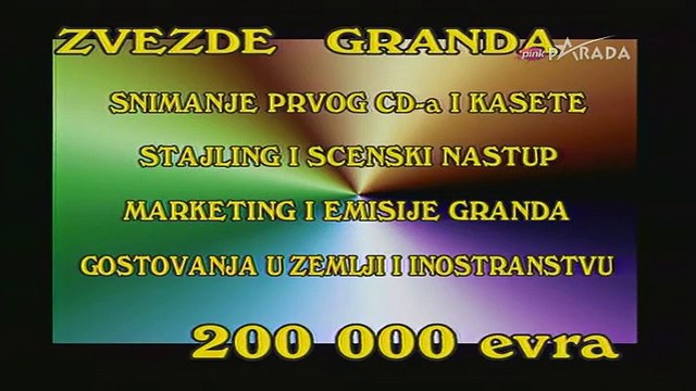 Najava prvih audicija za Zvezde Granda 2003