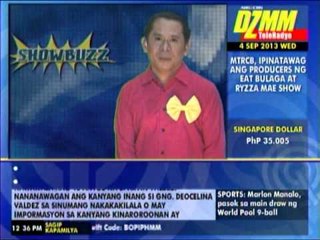 MTRCB summons reps of 'Eat Bulaga' and 'The Ryzza Mae Show'