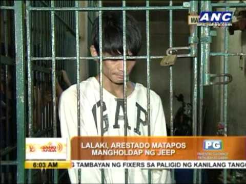 Suspected robber nabbed in Manila