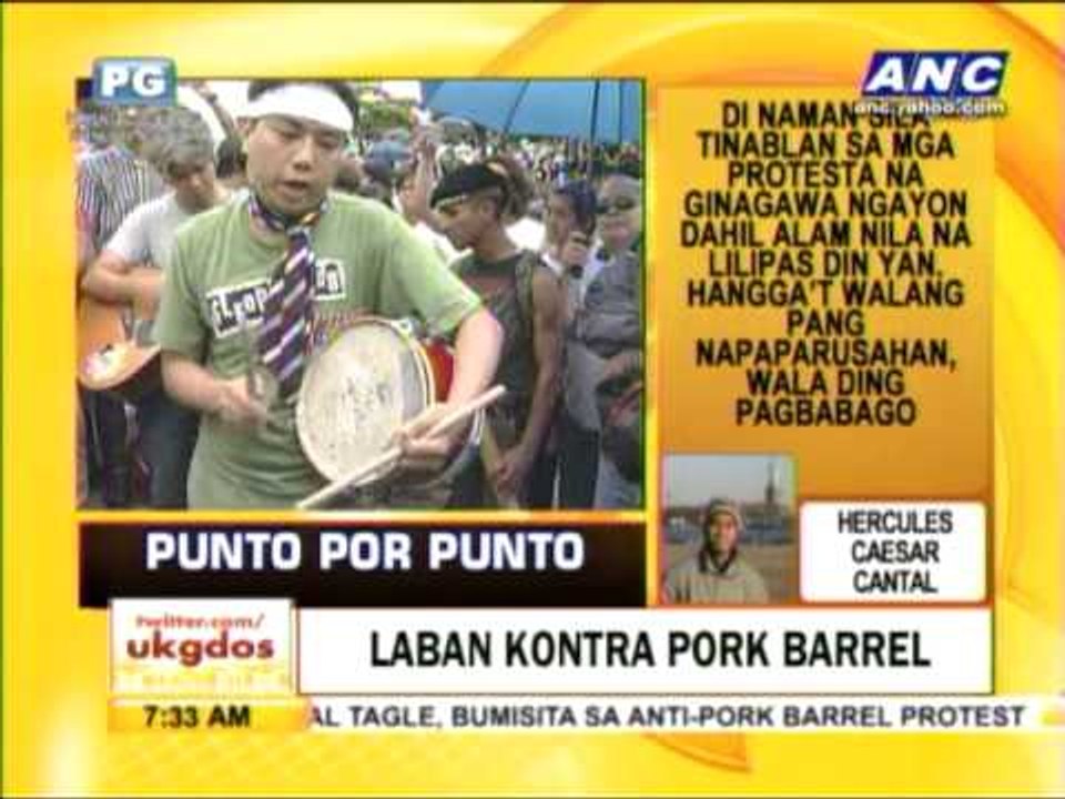 Punto por Punto: Laban kontra pork barrel
