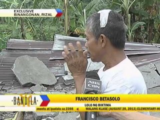 Download Video: 5-year-old killed after wall collapses in Binangonan