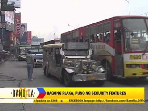 New vehicle plates contain new security features