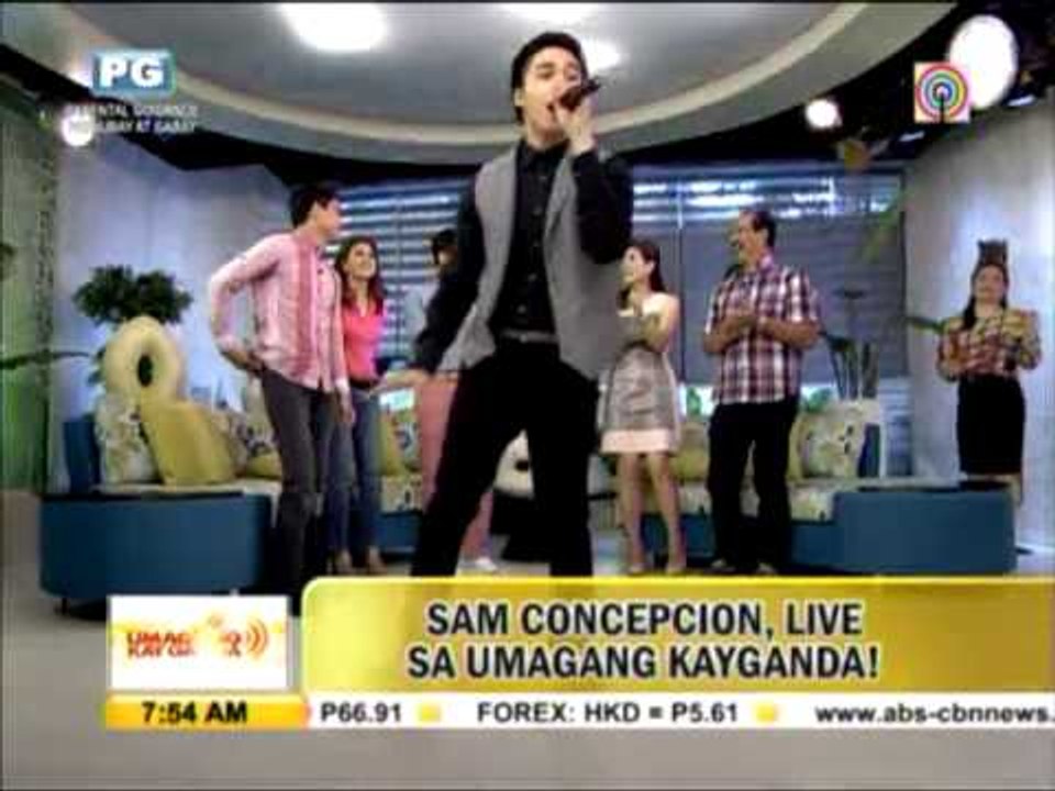 Sam Concepcion promotes new CD