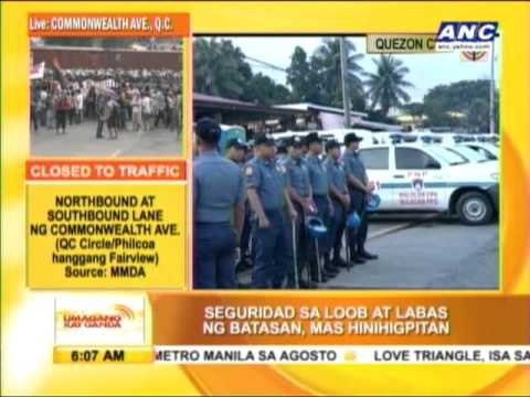 Batasan Pambansa in tighter security on day of SONA