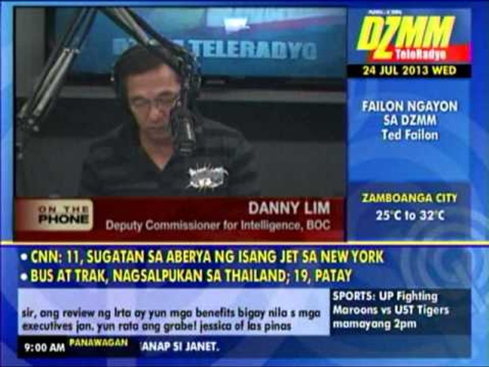 Why Danny Lim wants to quit Customs