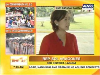 Sol Aragones is early bird in Congress