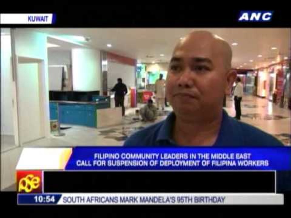 Groups want HSW deployment to Middle East suspended