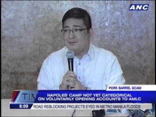 Should Napoles open books to AMLC