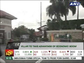 Villar to 'take advantage' of economic boom