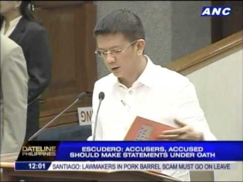 Chiz seeks Senate probe on pork barrel scam
