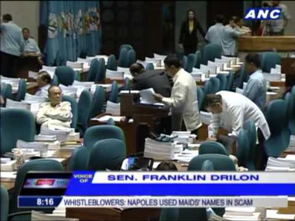 Drilon  Scrap pork barrel