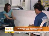 Drunk minor accused of robbing jeepney passenger