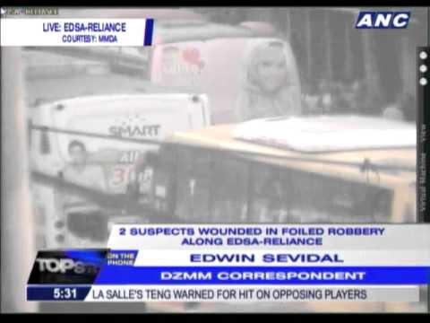 2 suspects shot in EDSA bus robbery