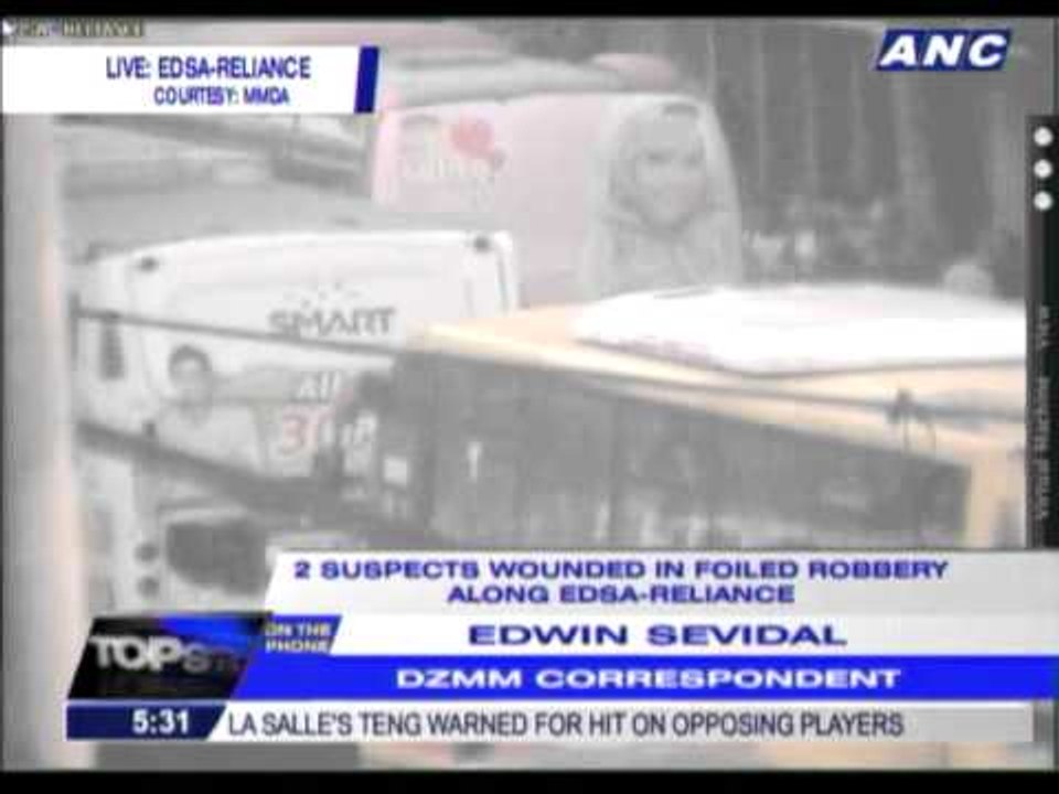 2 suspects shot in EDSA bus robbery