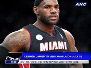 LeBron James to visit Manila on July 23