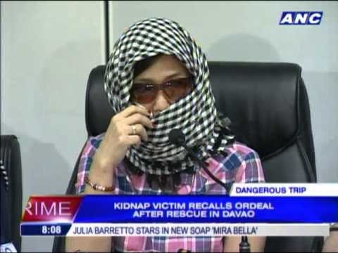 Kidnap victim recalls ordeal after Davao rescue