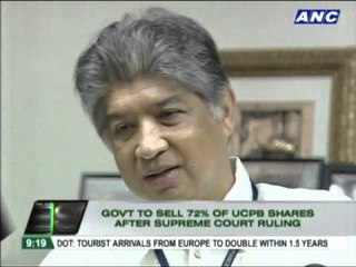 Gov't to sell P14.4B UCPB shares