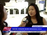 Donaire's wife recounts saving drowning child