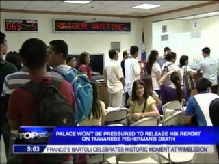 Palace not pressured to release report on fisherman slay