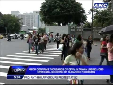 MECO Thousands of OFWs in Taiwan losing jobs