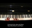 Beginner Piano Lessons: Practicing 7th Chords. How to play piano