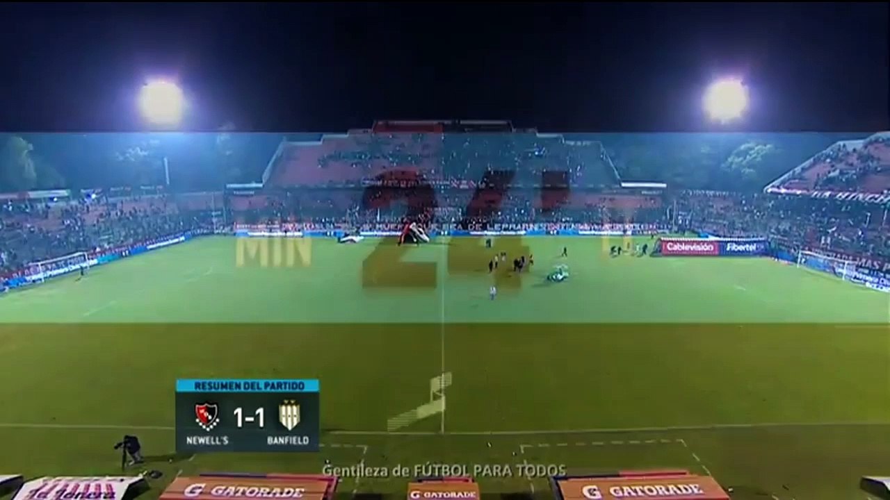 Newell's 1 Banfield 1 - Primera Division 2015 - Fecha 14