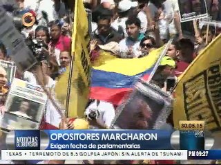 Opositores se concentraron este sábado en todo el país