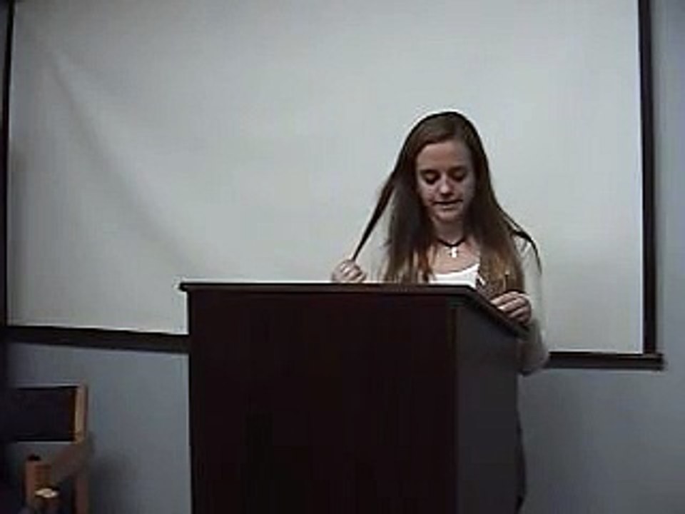 Bad Public Speaking Example 1