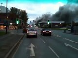 Fire on Oldham Road, Manchester