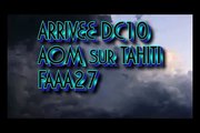DC10 AOM Cokpit Landing Atterrissage Tahiti et at Paris Orly