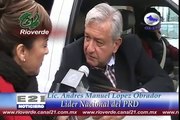 En su paso por Rioverde, entrevista en exclusiva con Andres Manuel López Obrador