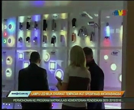 SME Corp. Malaysia : Carbon Trust SSL/LED - Buletin Utama TV3 (24 November 2014)
