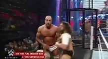 WWE Network Daniel Bryan and Cesaro feel the brutality of the Elimination Chamber