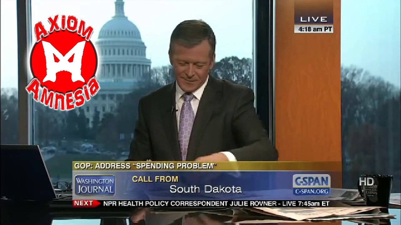 C-SPAN Caller Blames US Money Woes On "Fat, Lazy, Slovenly N!ggers"