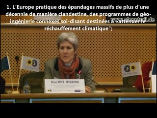 CHEMTRAILS SKYGUARDS 8&9 avril 2013 Josefina Fraile au Parlement Européen vofr