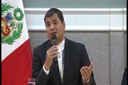 Discurso Presidente Rafael Correa en Clausura Gabinete binacional Ecuador - Perú