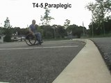 Paraplegic Jumps Curbs in Wheelchair - DEMO #7