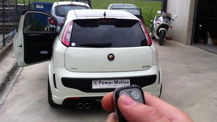 GRANDE PUNTO EVO ABARTH SCARICO CON VALVOLA  POWER MOTIVE