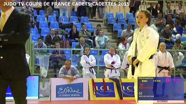 Chpt de France par équipes cadets/cadettes 2015 - Tapis 2 (REPLAY)
