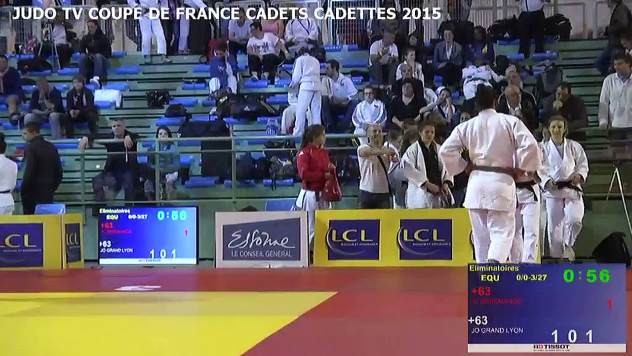 Chpt de France par équipes cadets/cadettes 2015 - Tapis 3 (REPLAY)