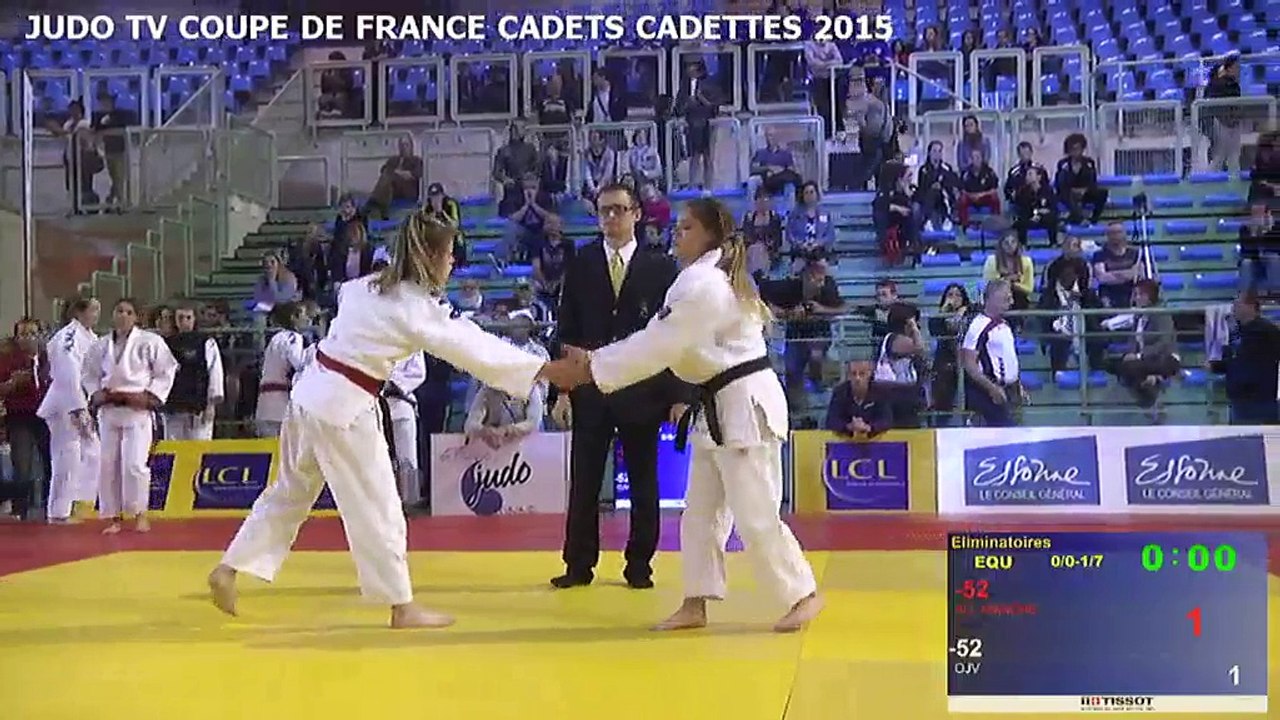 Chpt de France par équipes cadets/cadettes 2015 - Tapis 4 (REPLAY)