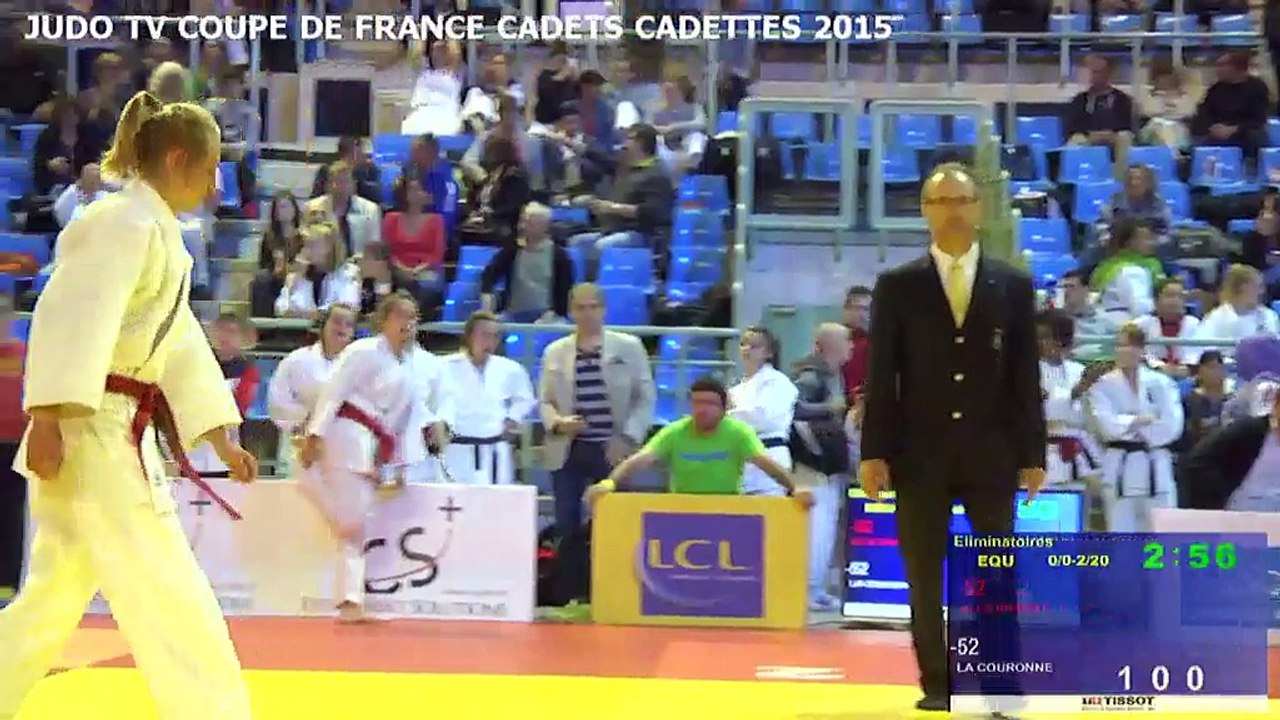 Chpt de France par équipes cadets/cadettes 2015 - Tapis 2 (REPLAY)