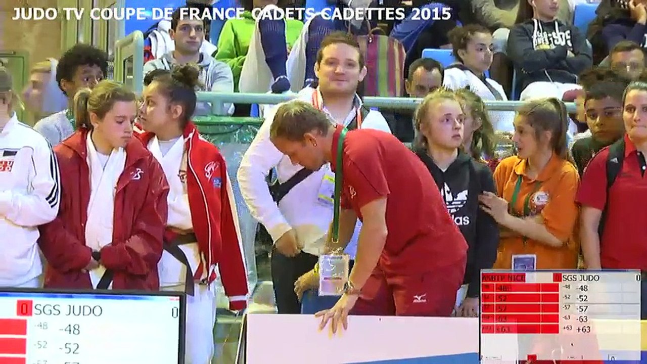 Chpt de France par équipes cadets/cadettes 2015 - Tapis 2 (REPLAY)