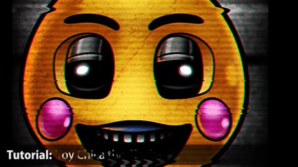 How to Draw Toy Chica the Chicken from Five Nights At Freddy's 2, Step by Step